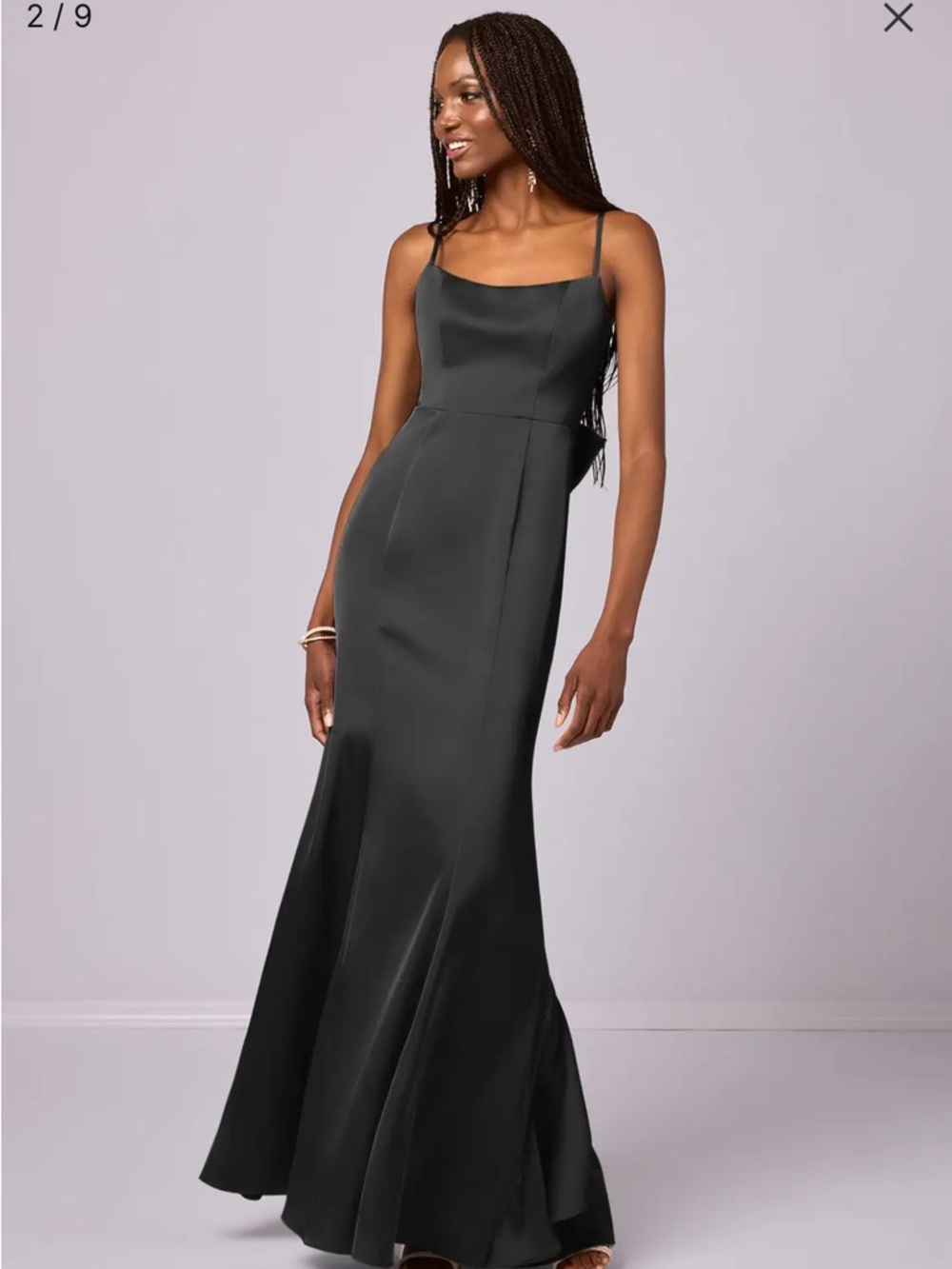 Azazie black dress